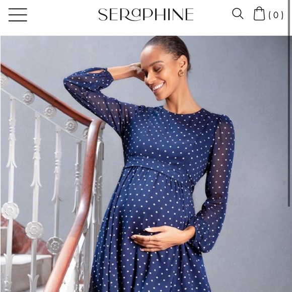 Seraphine Dresses Seraphine Maternity Nursing Luxe Dress Poshmark(02)